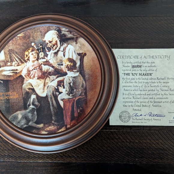 Norman Rockwell Heritage Collection Plates - Picture 2 of 9